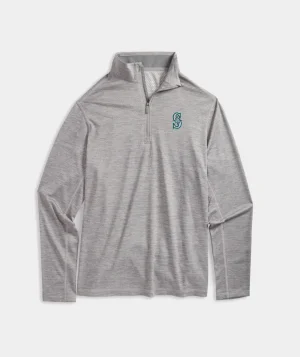 Vineyard Vines Denver Broncos Sankaty Quarter-Zip Granite Sale