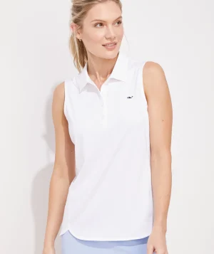 Vineyard Vines Double Ruffle Sleeve Top Crimson Flash Sale