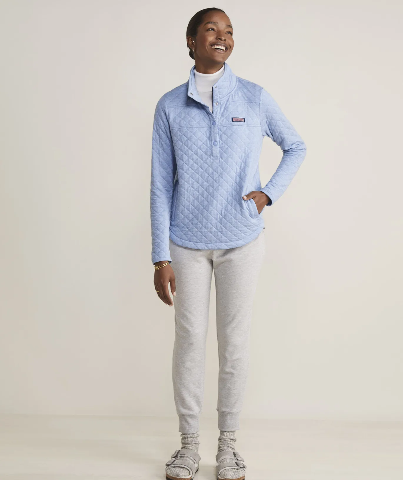 Vineyard Vines Dreamcloth® Hoodie Jet Black New