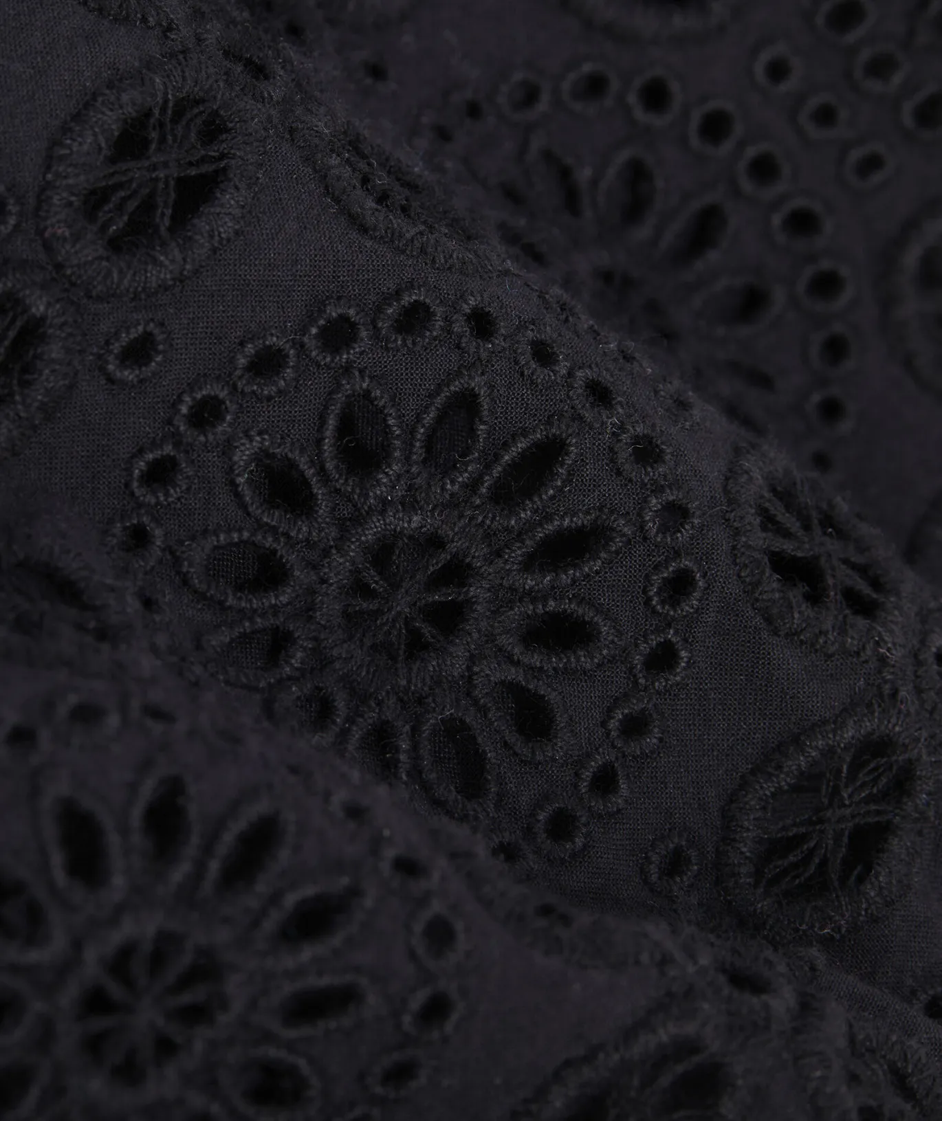 Vineyard Vines Eyelet Tiered Ruffle Dress Jet Black Hot