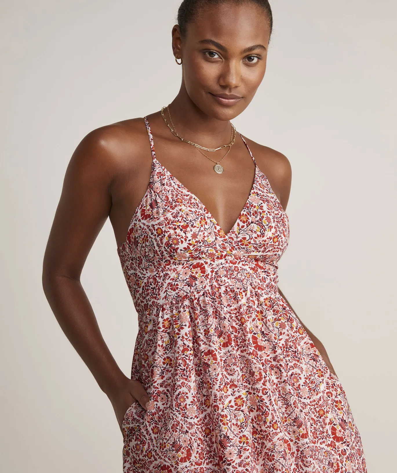 Vineyard Vines Fenwick Paisley Sconset Maxi Dress Paisley -Marshmallow Store