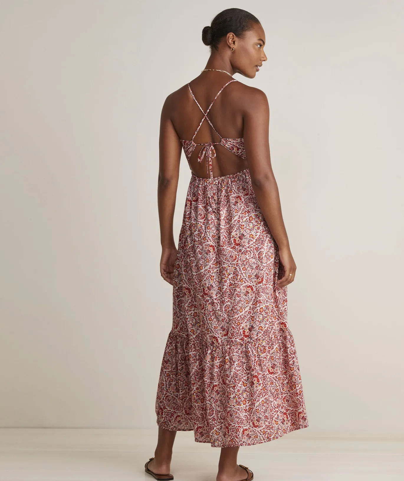 Vineyard Vines Fenwick Paisley Sconset Maxi Dress Paisley -Marshmallow Store