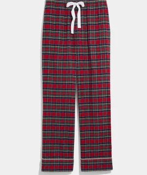Vineyard Vines Flannel Pajama Set Plaid- Marshmallow Cheap