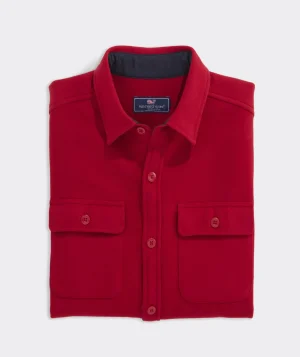 Vineyard Vines Flannel Shirt Jacket Red Velvet Cheap