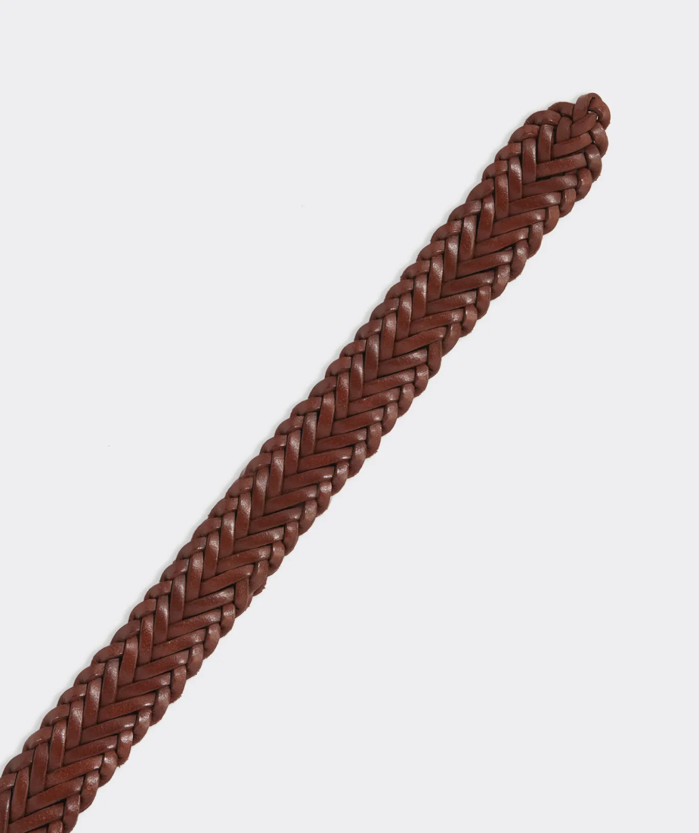 Vineyard Vines Flat Braided Leather Belt Moose Hot