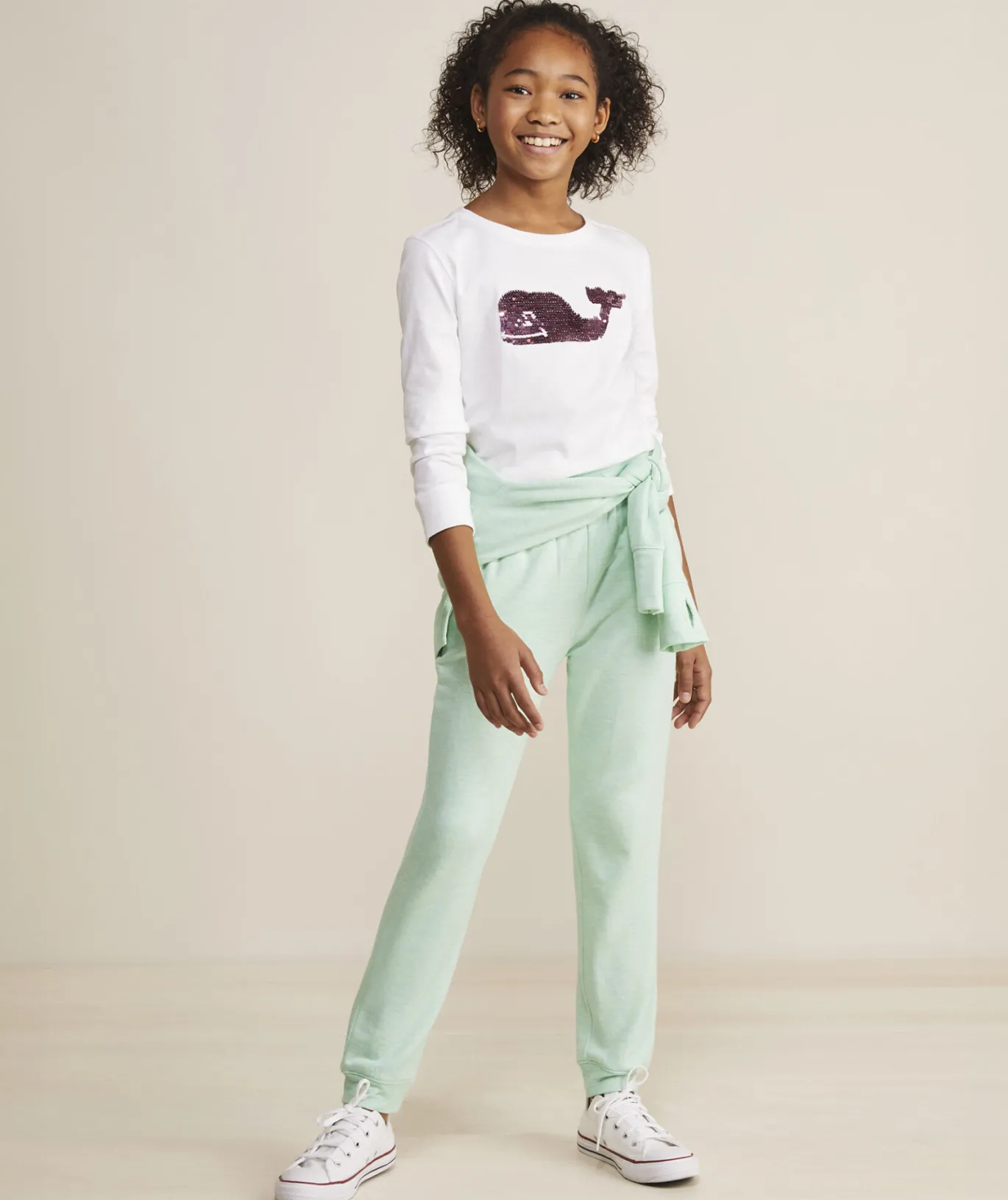 Vineyard Vines Girls' Classic Cable Cardigan Island Paradise Sale