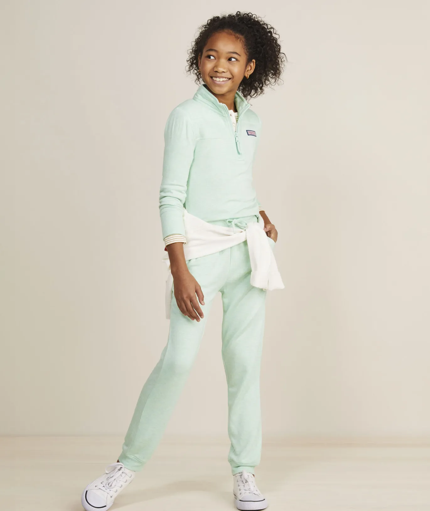 Vineyard Vines Girls' Classic Cable Cardigan Island Paradise Sale