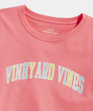 Vineyard Vines Girls' Disco Ball Whale Long-Sleeve Tee Nautical Navy Best Sale