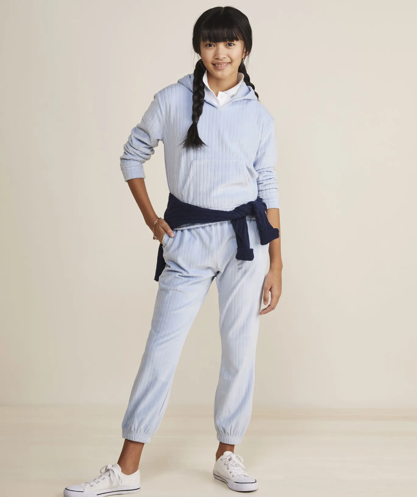 Vineyard Vines Girls' Dreamcloth® Relaxed Shep Shirt™ Floral- Navy Discount