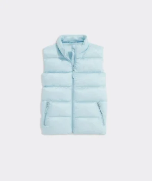 Vineyard Vines Girls' Harbor Fleece Quarter-Snap Red Velvet Store