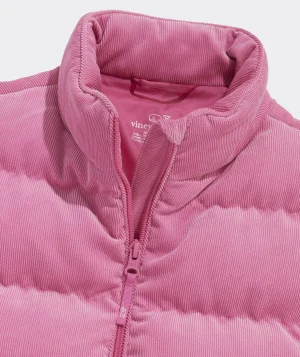 Vineyard Vines Girls' Harbor Fleece Quarter-Snap Nautical Navy Best