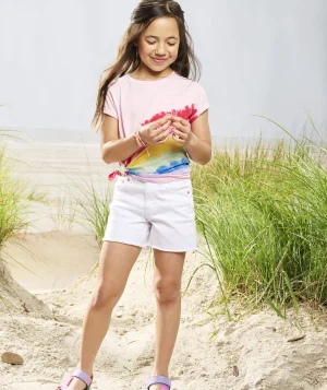 Vineyard Vines Girls' Kick Flare Corduroy Pants Marshmallow Flash Sale