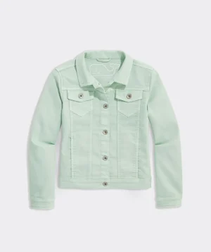 Vineyard Vines Girls' Lightweight Packable Puffer Jacket Nautical Navy Best