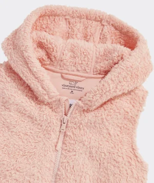 Vineyard Vines Girls' Lightweight Packable Puffer Vest Nautical Navy Clearance
