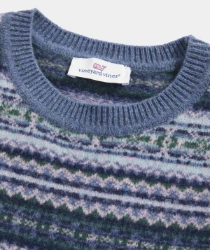 Vineyard Vines Girls' Nautical Icon SuperShep™ Vest Snowflake - T.Almond Best