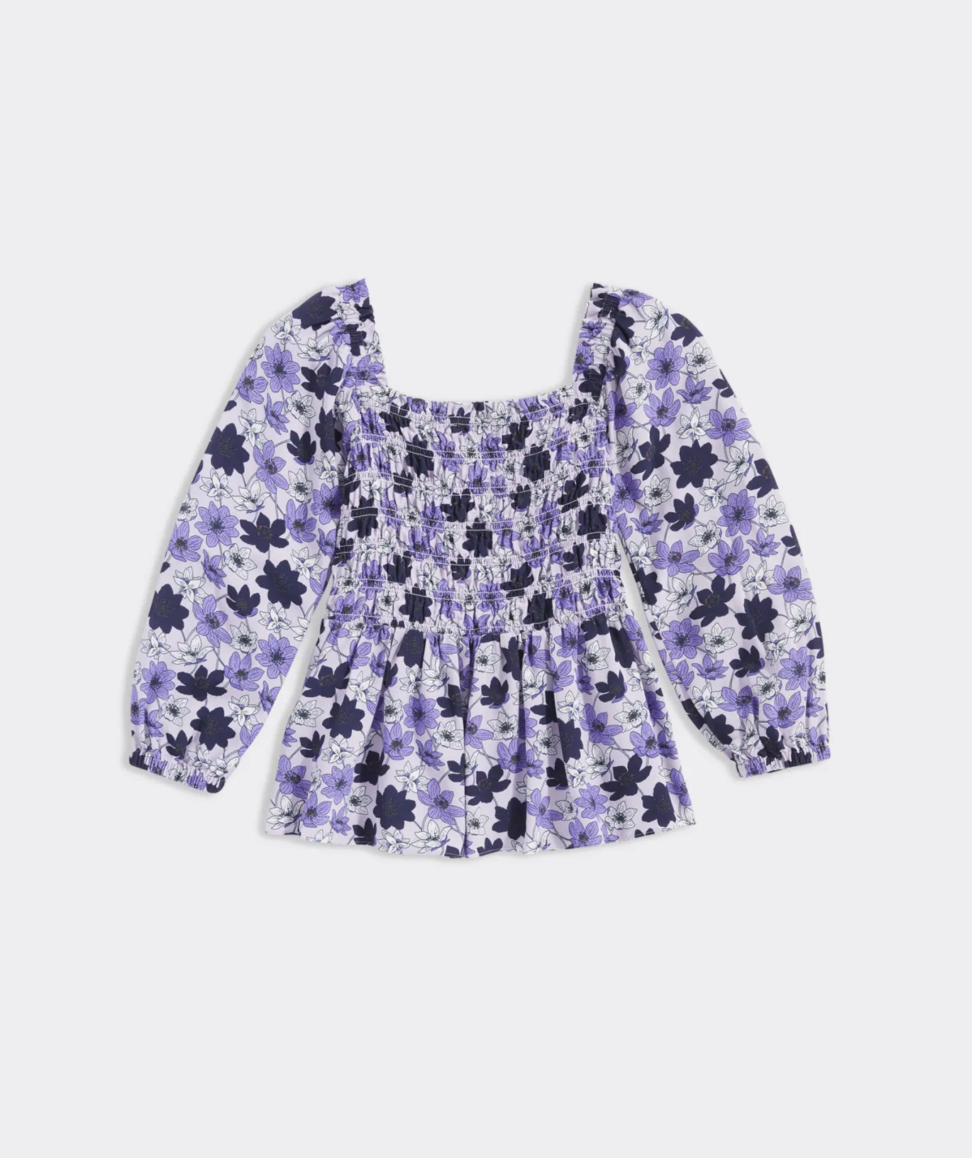Vineyard Vines Girls' Patchwork Rugby Shirt Rugby- Rhododendron Discount