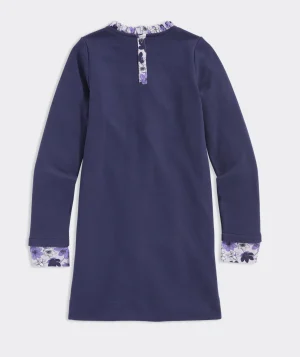 Vineyard Vines Girls' Raglan Rashguard Whale Flamingo Cheap