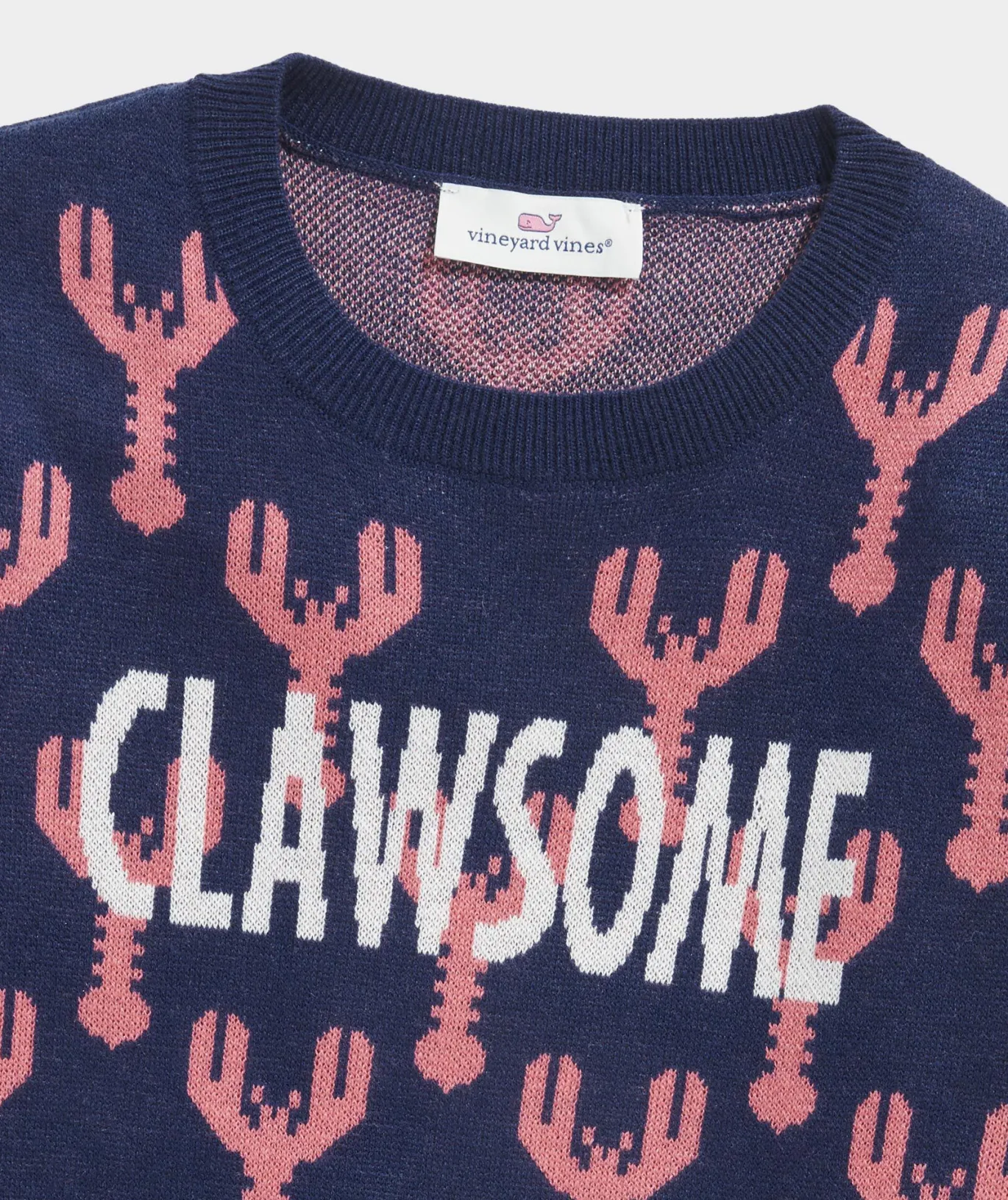Vineyard Vines Girls' Ruffle Shine Crewneck Sweater Red Velvet Flash Sale