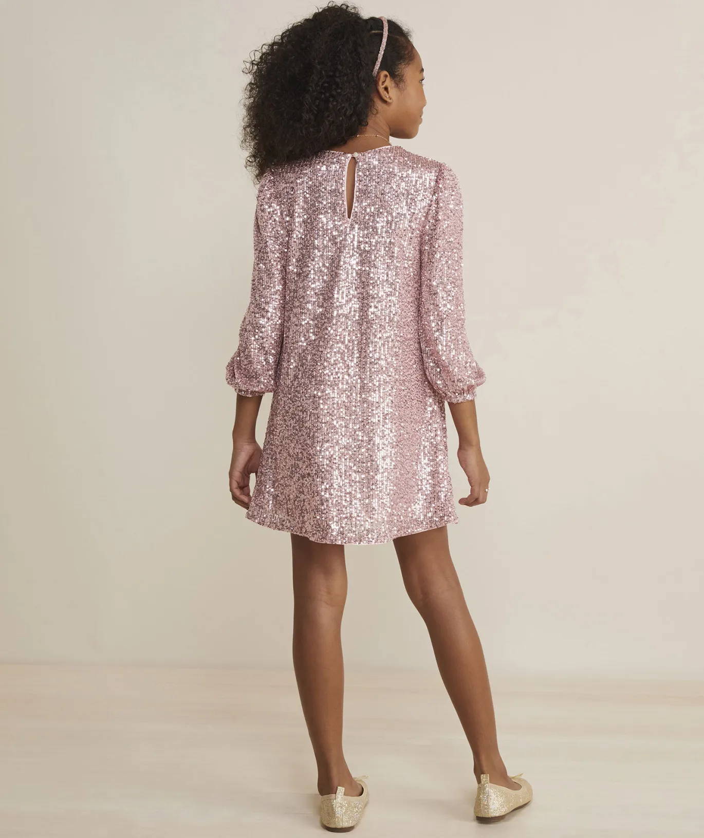 Vineyard Vines Girls' Smocked Long-Sleeve Dress Easton Floral - Iris Online