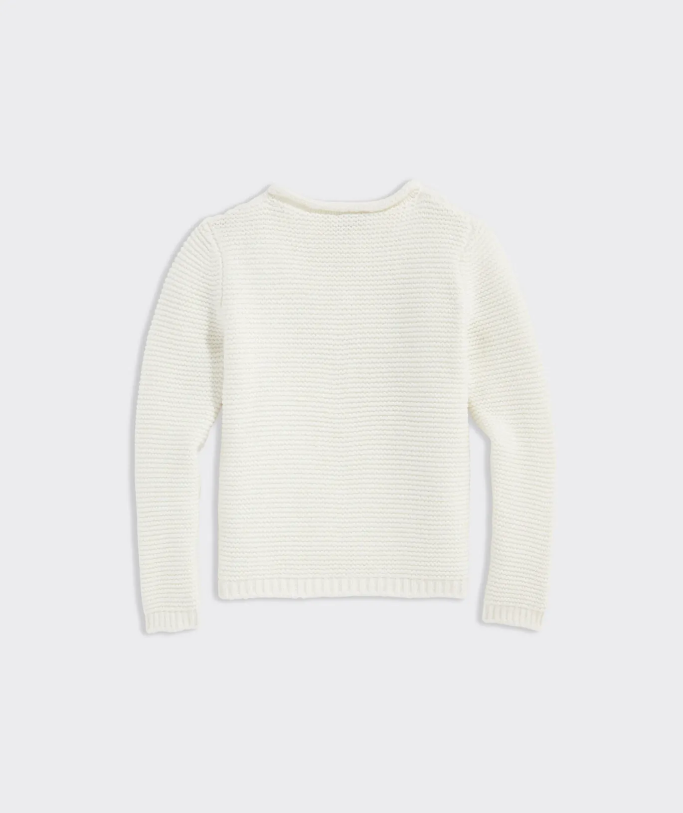 Vineyard Vines Girls' Striped Puff-Sleeve Crewneck Sweater Tequila Sunrise Shop