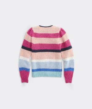 Vineyard Vines Girls' Teddy Hooded Bomber Jacket Marshmallow Best Sale