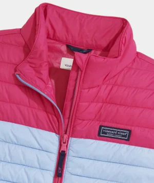 Vineyard Vines Girls' Teddy Snap Placket Pull-Over Calm Waters Cheap