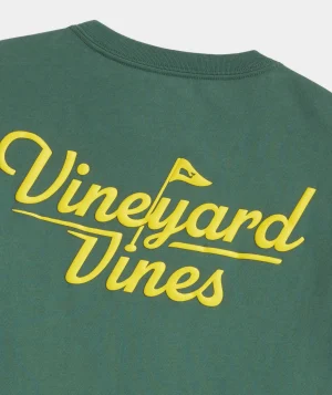 Vineyard Vines Golf Logo Short-Sleeve Tee Hunter Green Outlet