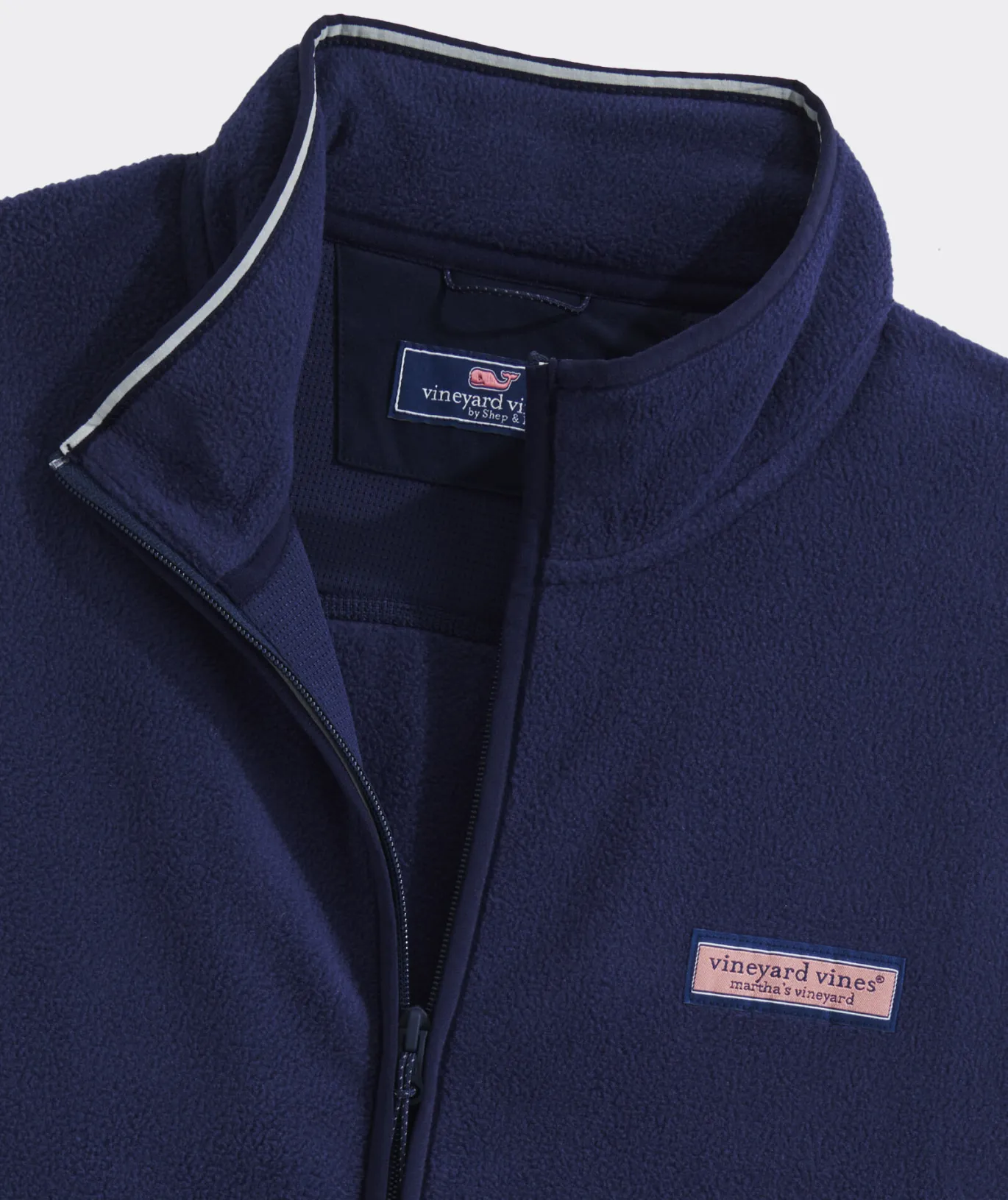 Vineyard Vines Harbor Fleece Vest Nautical Navy Cheap