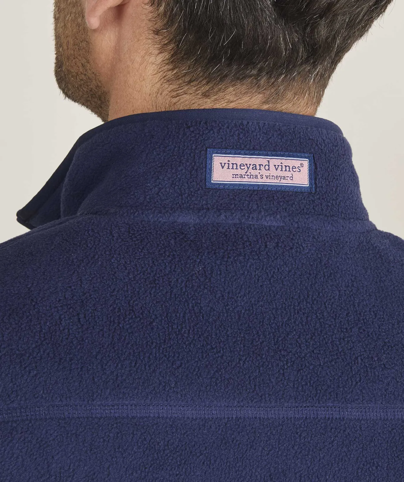 Vineyard Vines Harbor Fleece Vest Nautical Navy Cheap