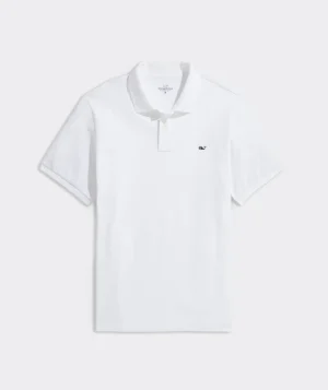 Vineyard Vines Heritage Pique Polo White Cap Outlet