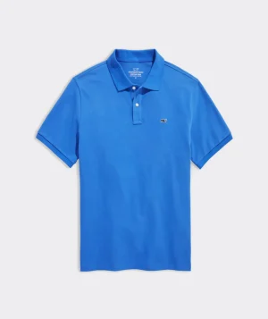 Vineyard Vines Heritage Pique Polo Tide Blue Best Sale