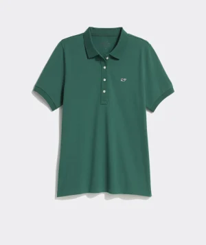 Vineyard Vines Heritage Pique Polo Nautical Navy Cheap