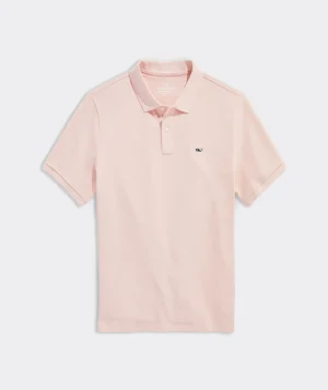 Vineyard Vines Heritage Pique Polo Pink Blossom Sale