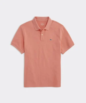 Vineyard Vines Heritage Pique Polo Passion Fruit Best