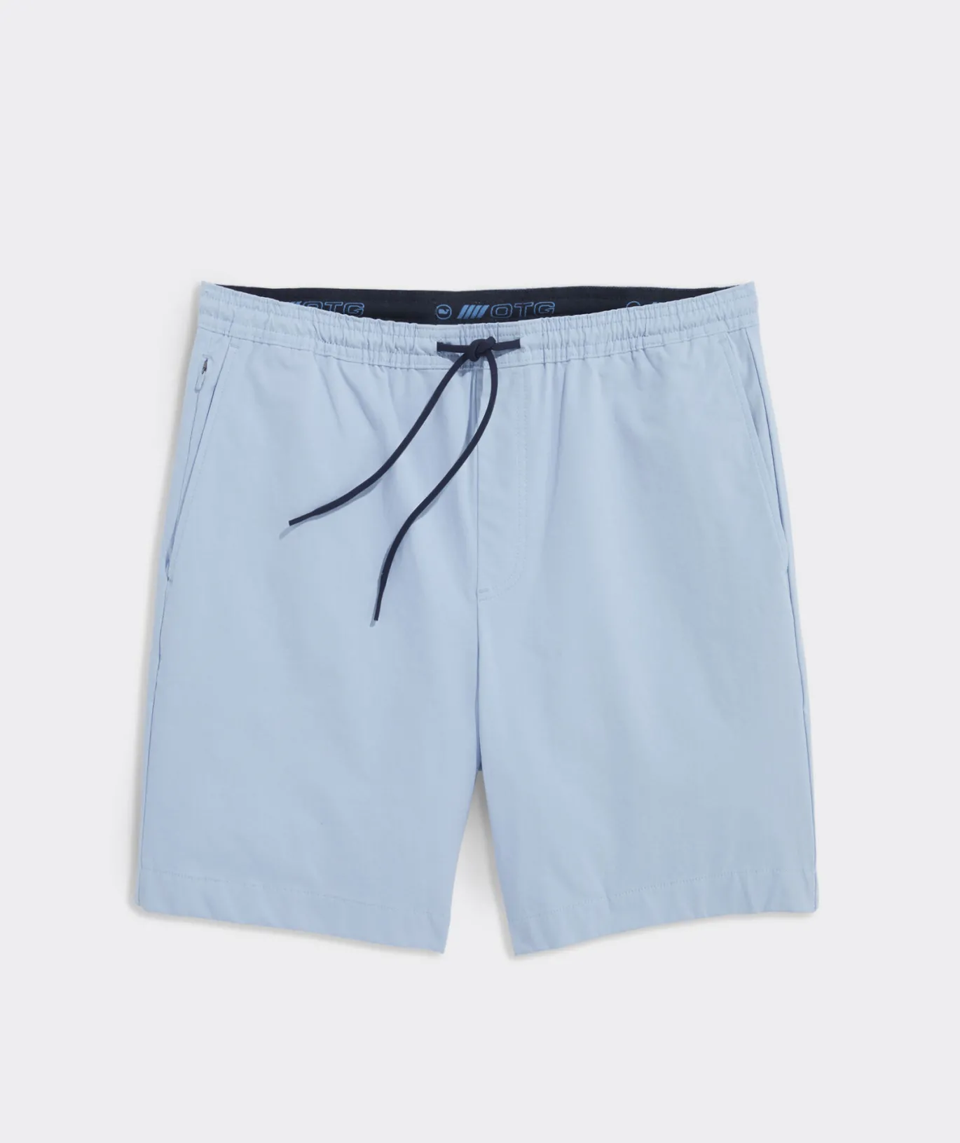 Vineyard Vines 7 Inch On-The-Go Canvas Pull-On Shorts Jake Blue New