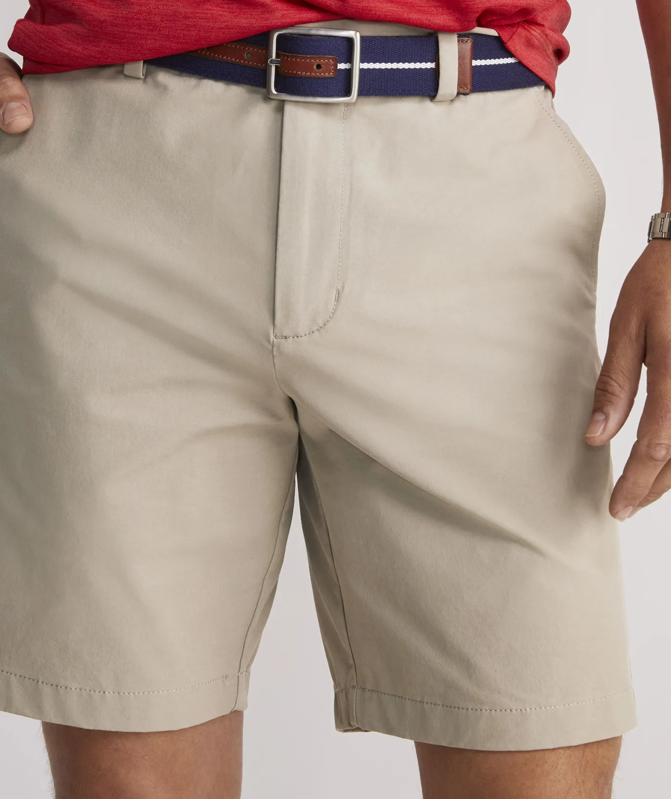 Vineyard Vines 9 Inch On-The-Go Shorts Khaki Fashion