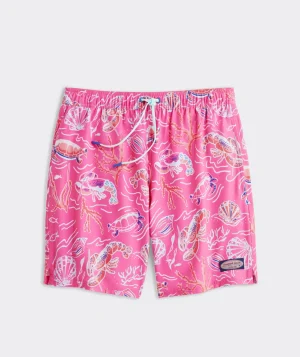 Vineyard Vines 7 Inch Printed Chappy Swim Trunks Sea Life Taffy Cheap