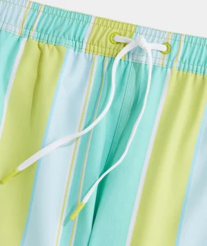 Vineyard Vines 5 Inch Printed Chappy Swim Trunks Wharf STP Wild Lime New