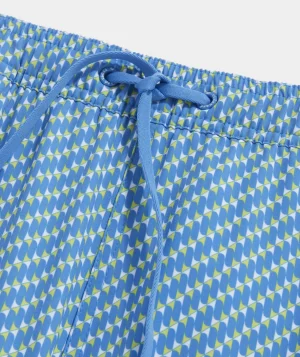 Vineyard Vines 5 Inch Printed Chappy Swim Trunks Tri Geo Hull Blue Shop