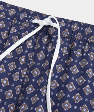 Vineyard Vines 5 Inch Printed Chappy Swim Trunks Foulard Naut Navy New