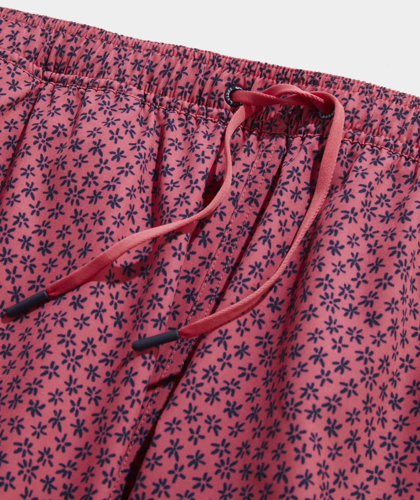 Vineyard Vines 5 Inch Printed Chappy Swim Trunks Flrl Micro Jetty Red New