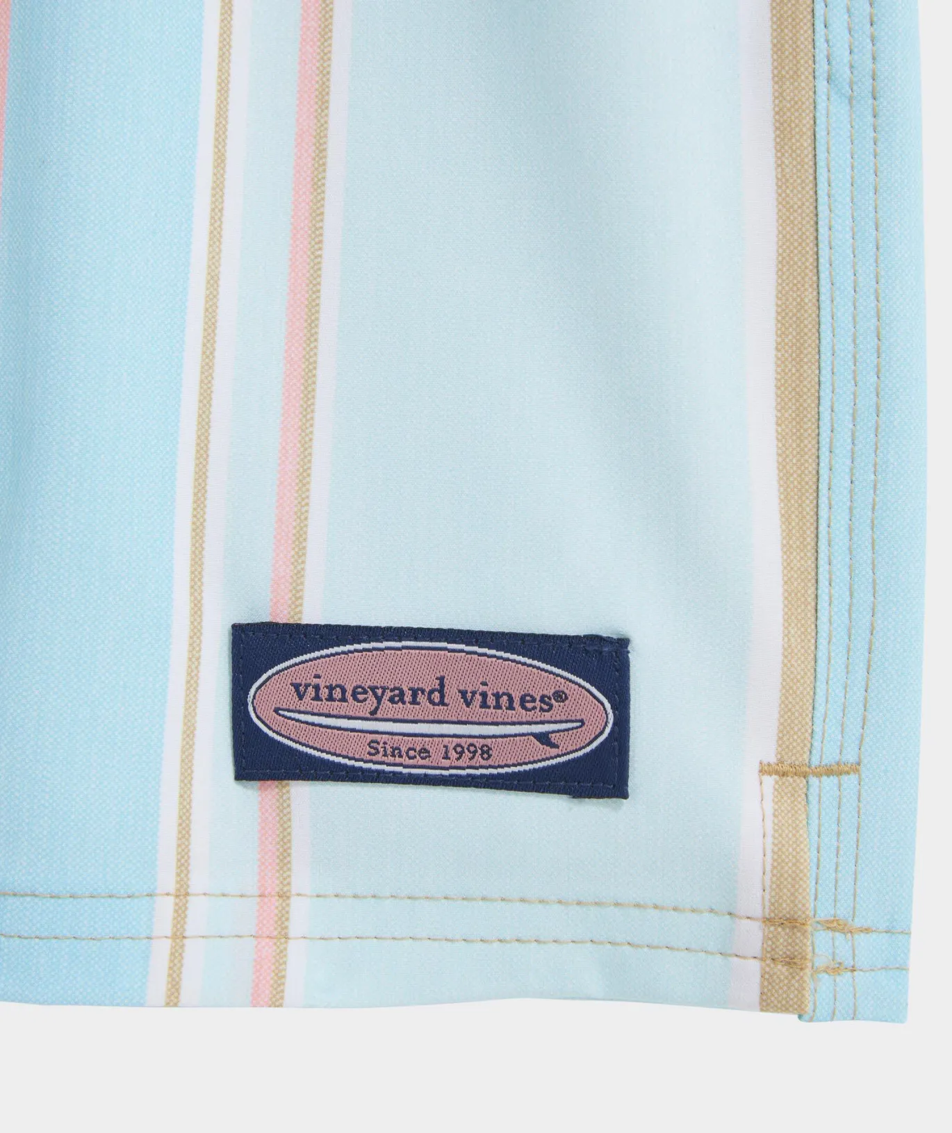 Vineyard Vines 5 Inch Printed Chappy Swim Trunks Wharf STP Tst Almd Sale