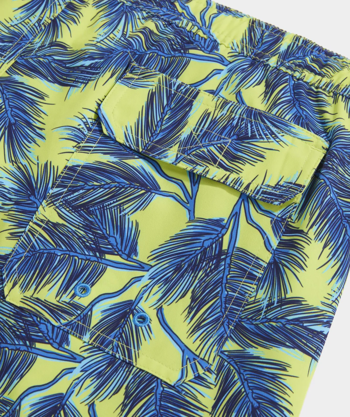 Vineyard Vines 5 Inch Printed Chappy Swim Trunks Pine Palms Wild Lime Cheap