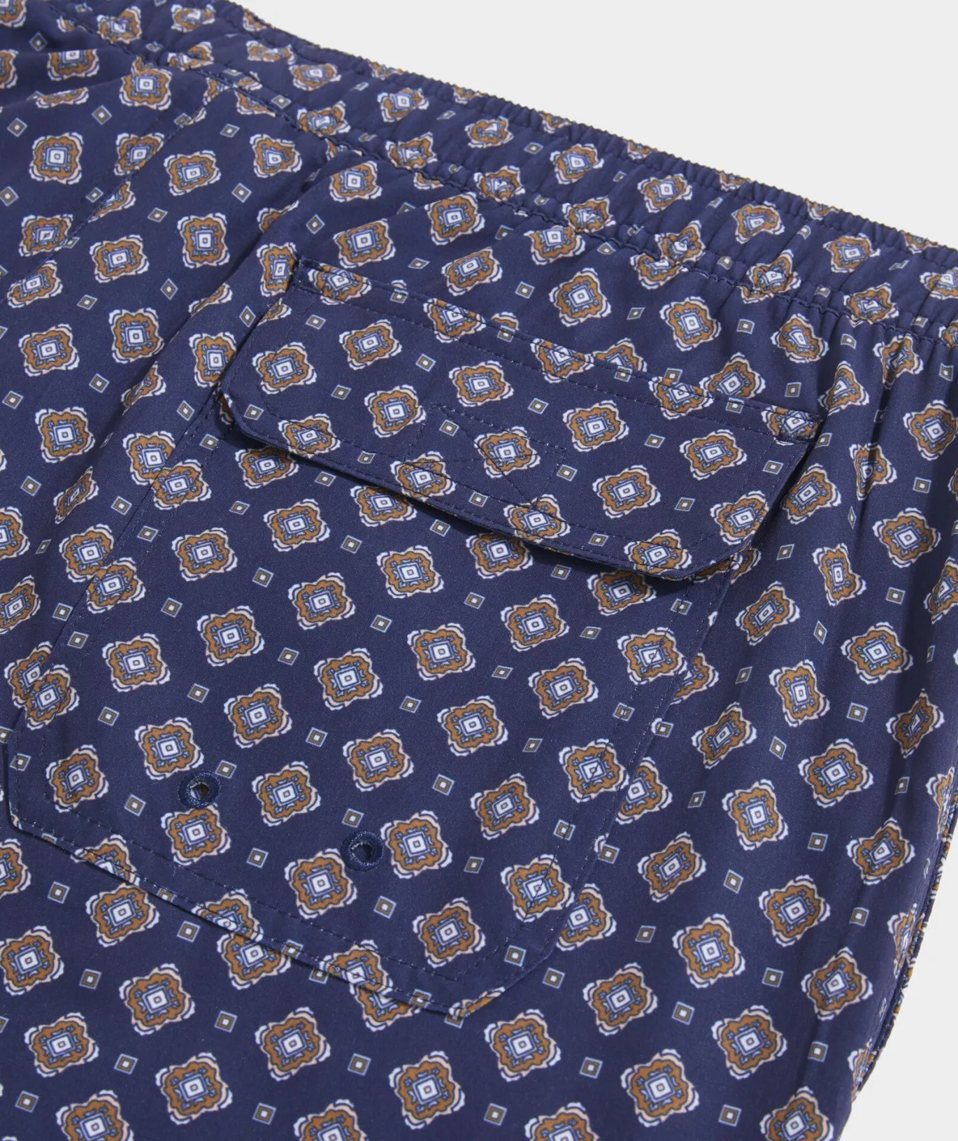 Vineyard Vines 5 Inch Printed Chappy Swim Trunks Foulard Naut Navy New
