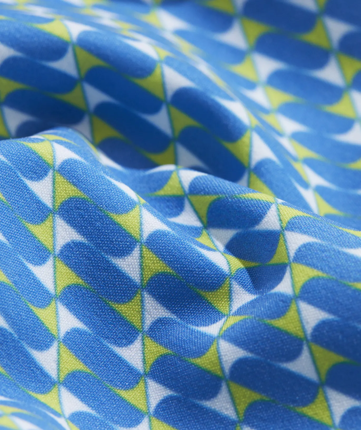 Vineyard Vines 7 Inch Printed Chappy Swim Trunks Tri Geo Hull Blue New