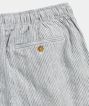 Vineyard Vines 7 Inch Pull-On Linen Shorts Cypress STP Cheap