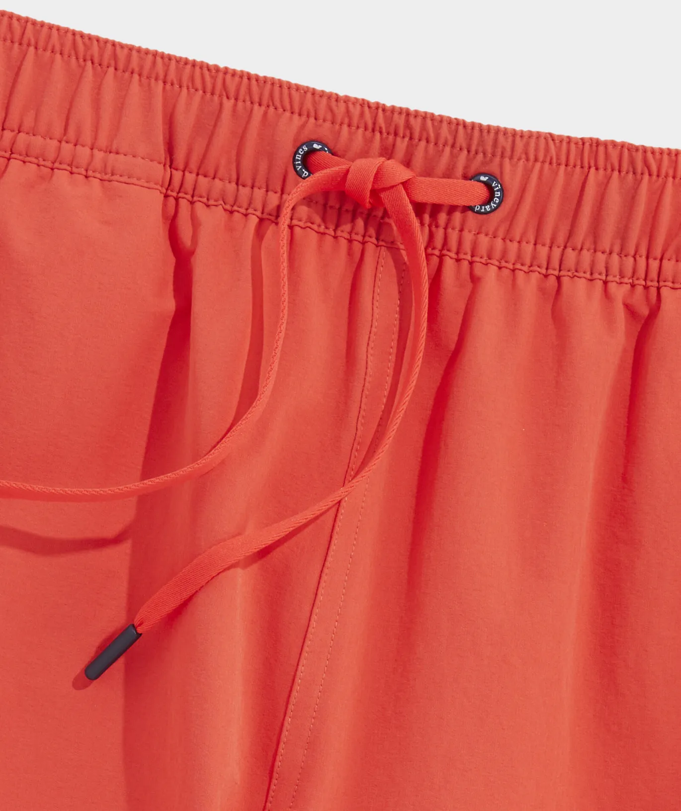 Vineyard Vines 7 Inch Solid Chappy Swim Trunks Papaya Punch Cheap