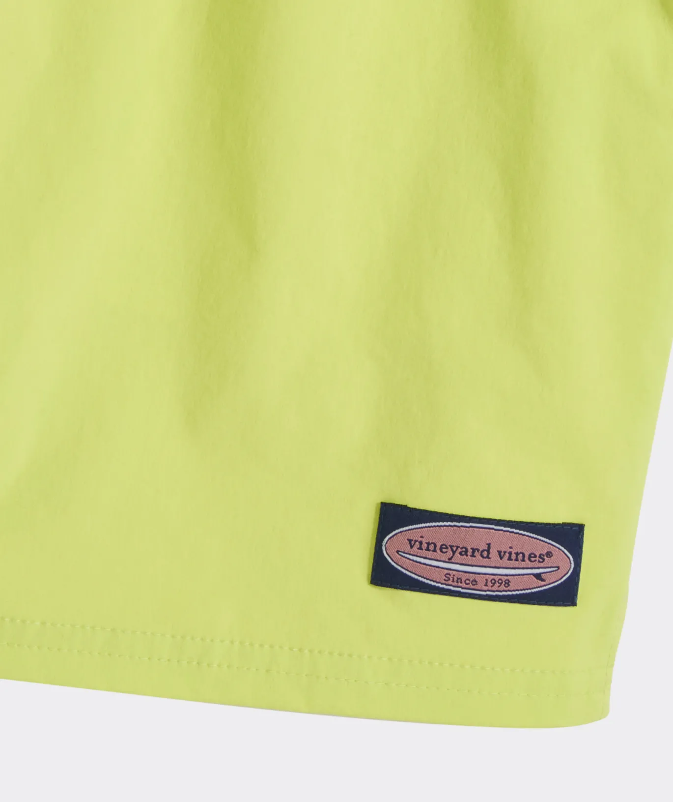 Vineyard Vines 7 Inch Solid Chappy Swim Trunks Wild Lime Sale