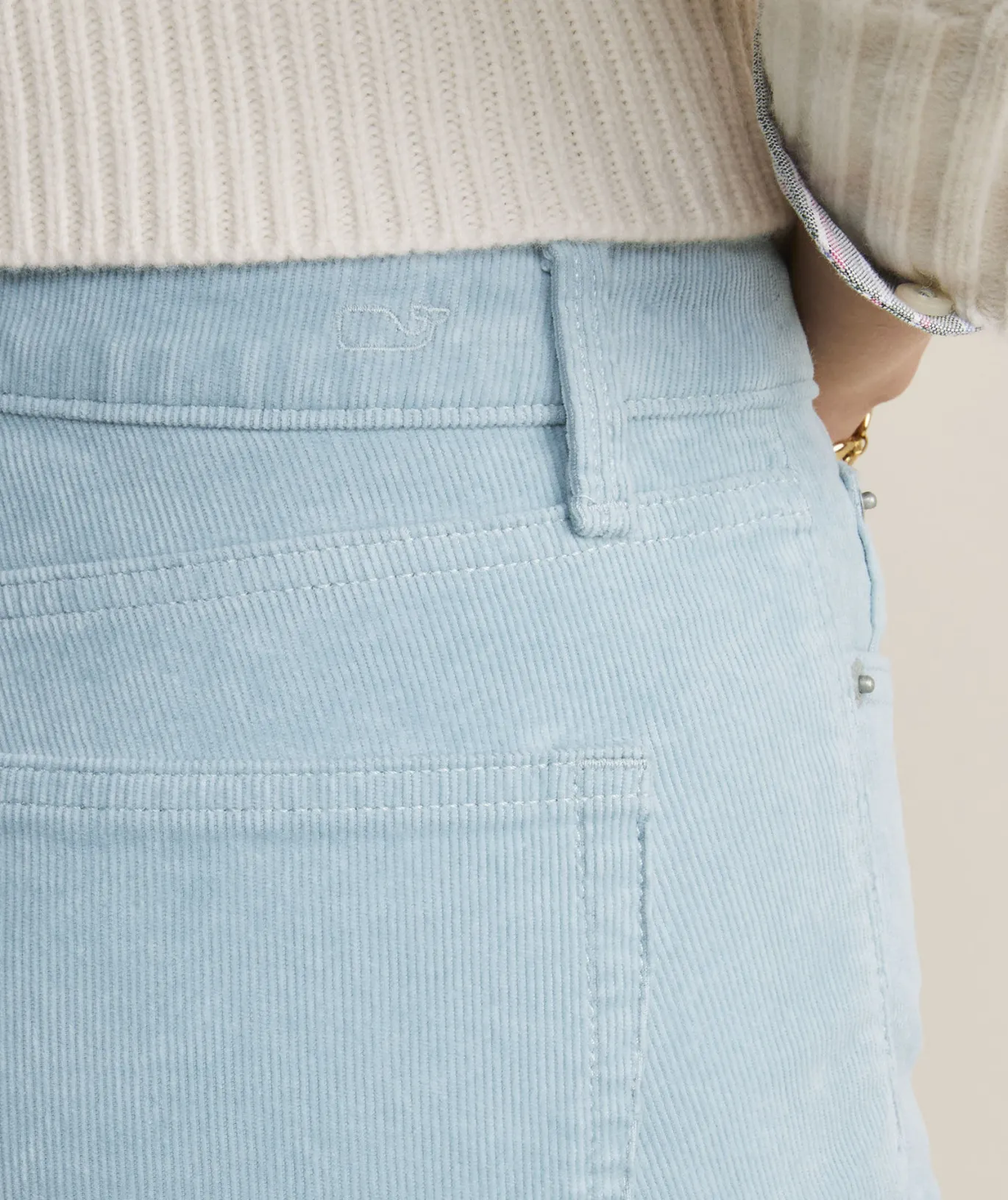 Vineyard Vines Kick Flare Mid-Rise Corduroy Pants Stone Shop