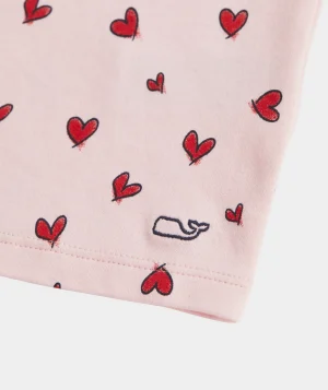 Vineyard Vines Kids' Knit Pajama Set SleepBarStrp-RedVel Shop